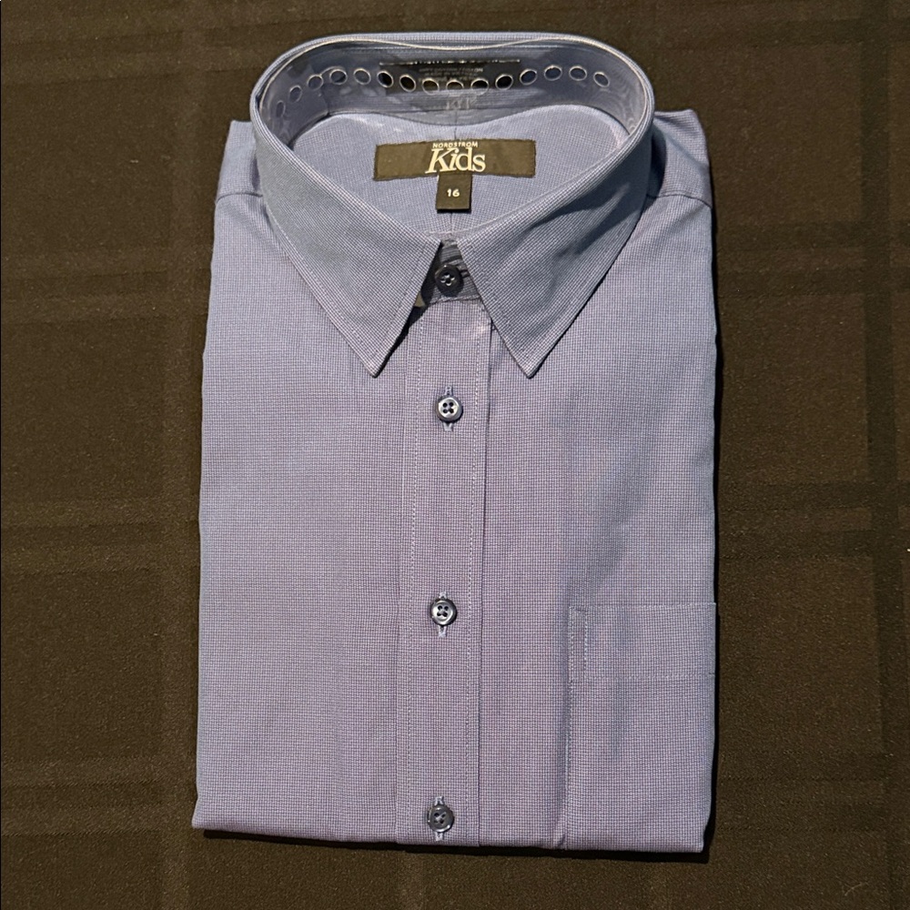 Nordstrom Classic Blue Dress Shirt for kids